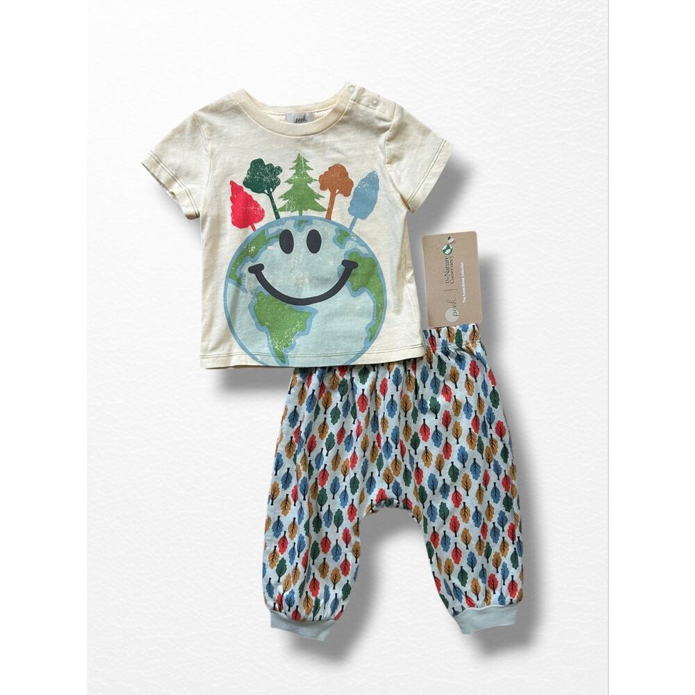 NWT Peek x The Nature Conservancy Two Piece Outfit, 12-18 Months